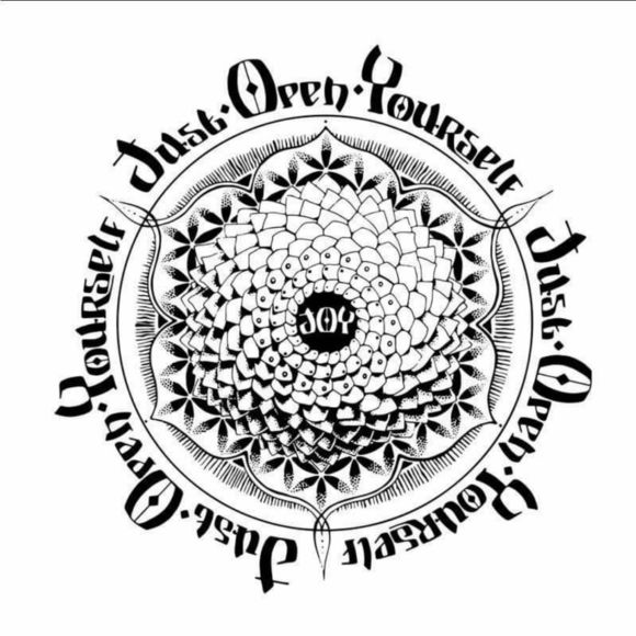 NEW Bamboo/ Organic Cotton Tee "Joy" Mandala White Scoop Neck T-Shirt L 5/$25 - Picture 2 of 9